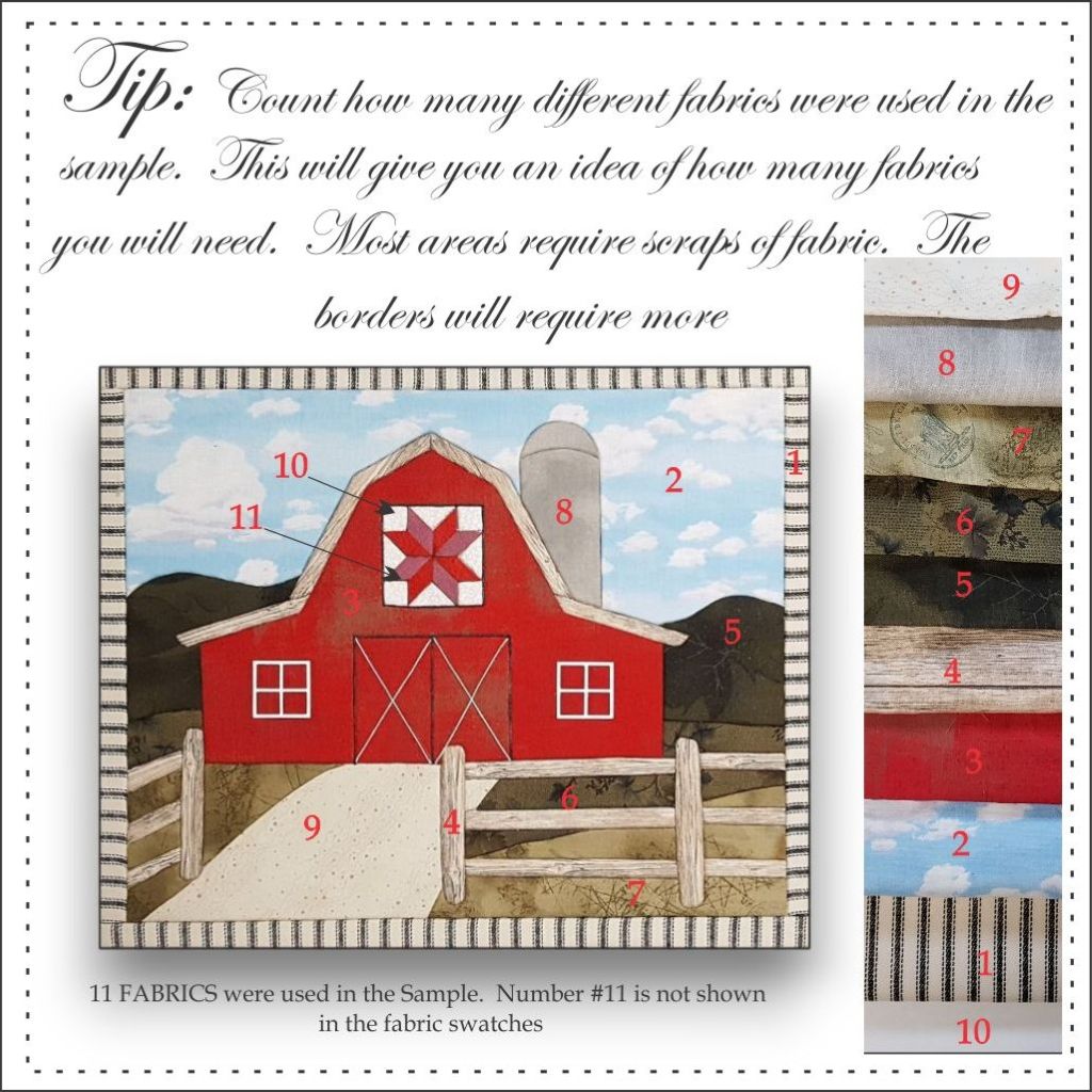 Lovely Barn Quilt Easy No Sew by Artsi2 13.5"X11"