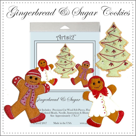Gingerbread and Sugar Cookies Set of 3 by Artsi2