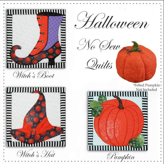 Easy Halloween DIY Quilt Kits for Beginners No Sew Quilts by Artsi2
