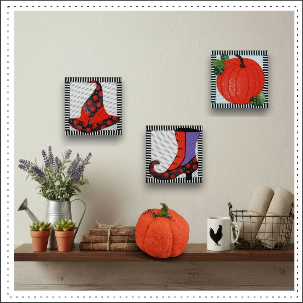 Easy Halloween DIY Quilt Kits for Beginners No Sew Quilts by Artsi2
