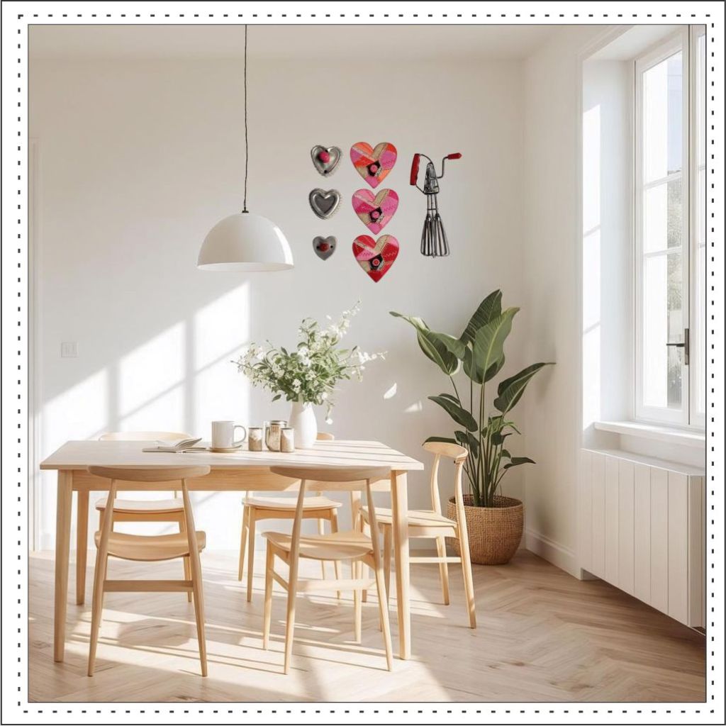 Valentine's Day Heart Embroidery Kits for Beginners by Artsi2 - Value Pack