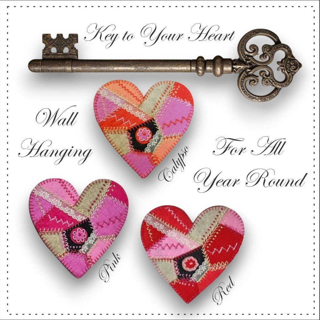 Valentine's Day Heart Embroidery Kits for Beginners by Artsi2 - Value Pack