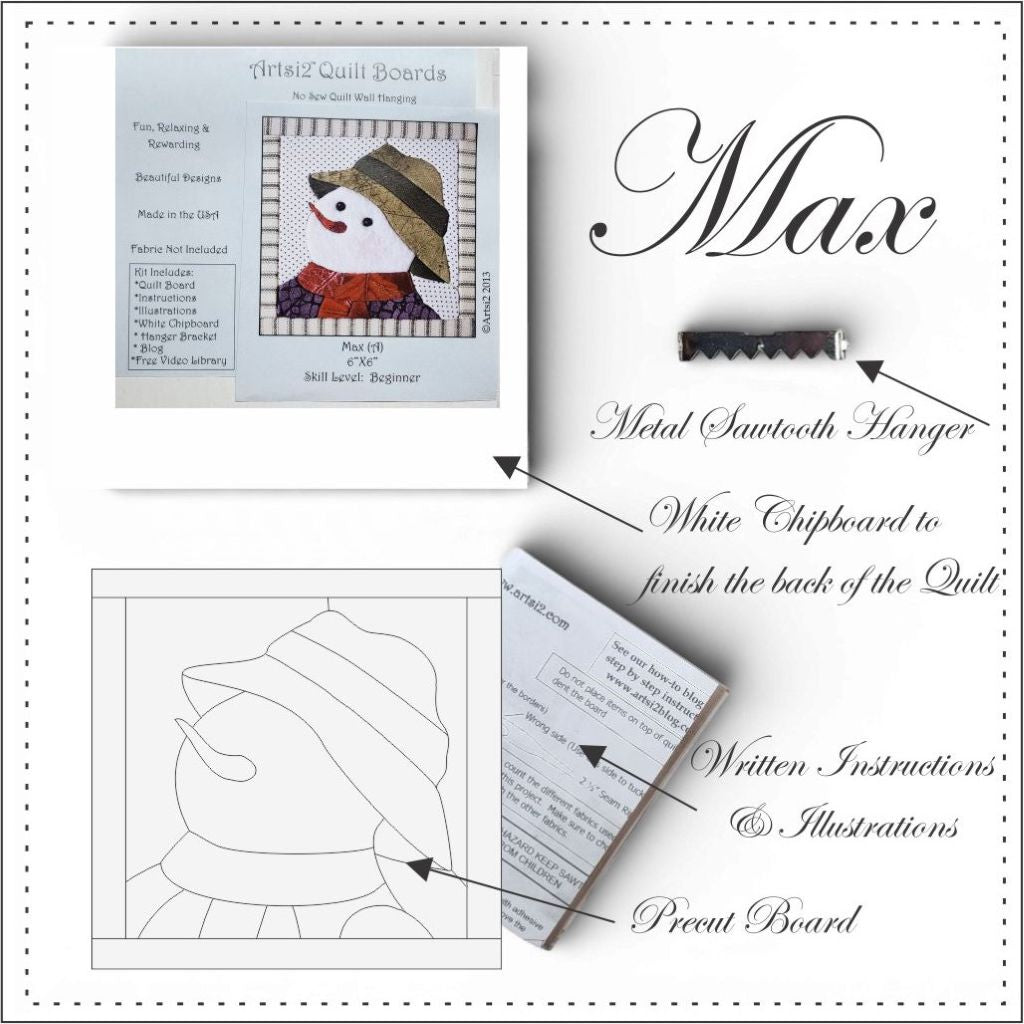 Snowmen DIY No Sew Quilts by Artsi2 Value Pack