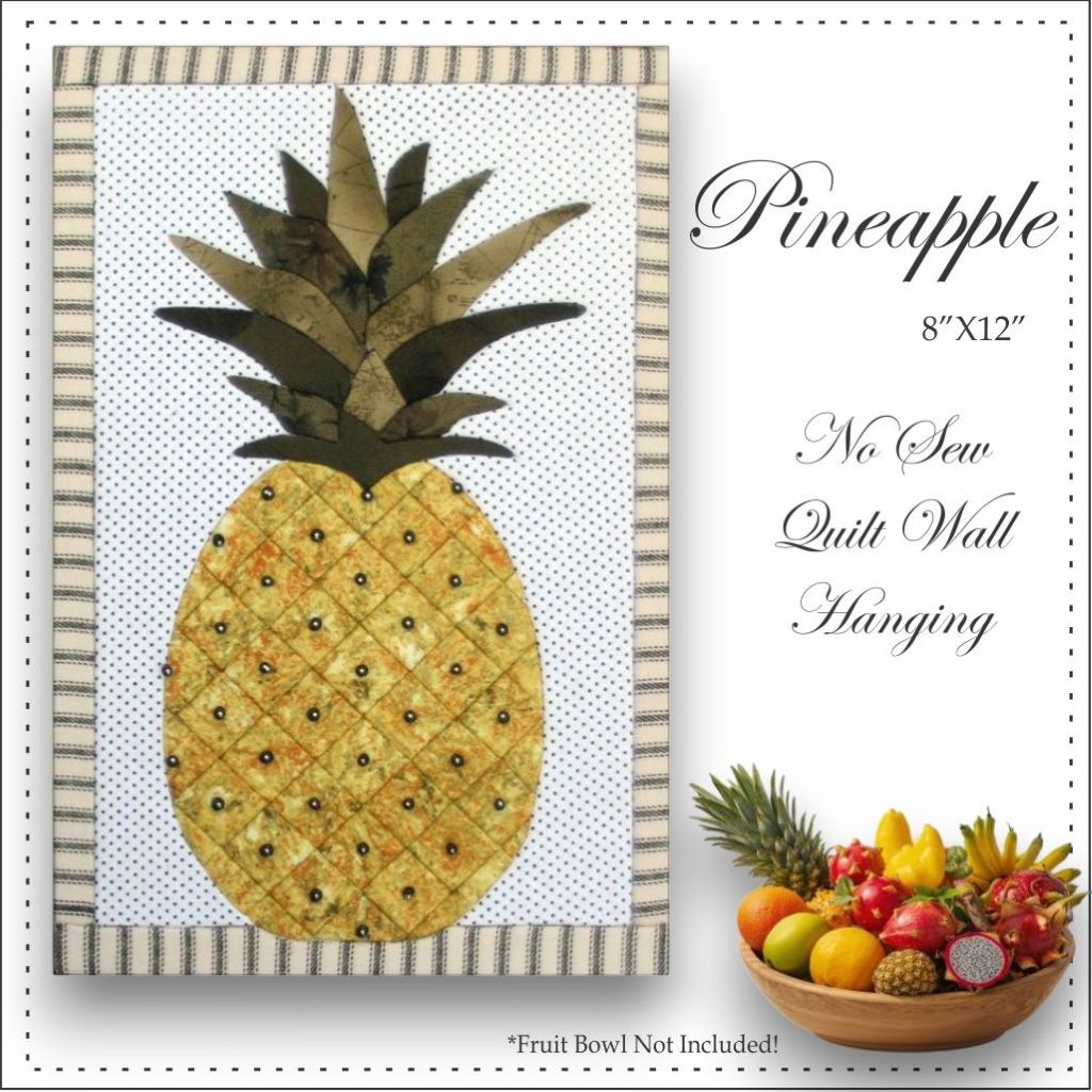 Pineapple Easy No Sew Quilt by Artsi2