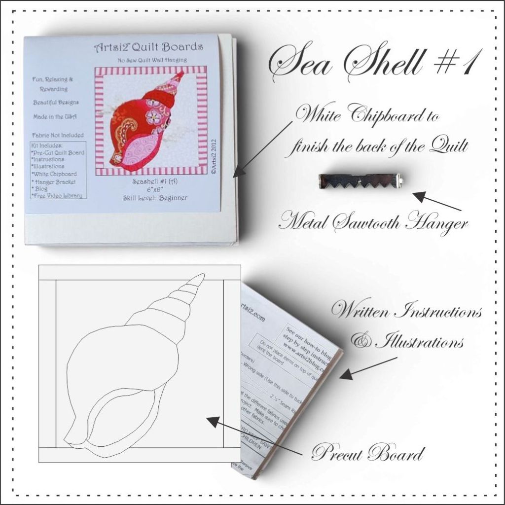Sea Shell Craft Kit Value Pack - Beginner Friendly