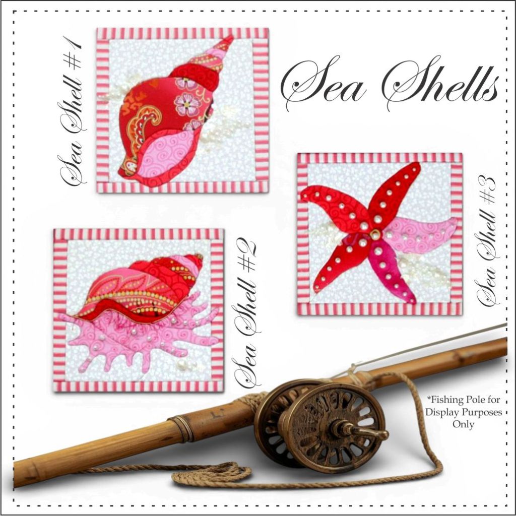 Sea Shell Kits for Easy DIY Quilting - Beginner Friendly